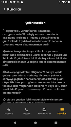 İki Yaka Taksi Transfer Screen 2