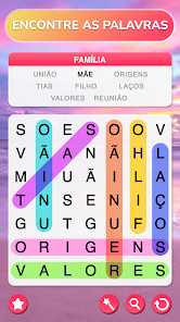 Caça Palavras - em português – Apps no Google Play