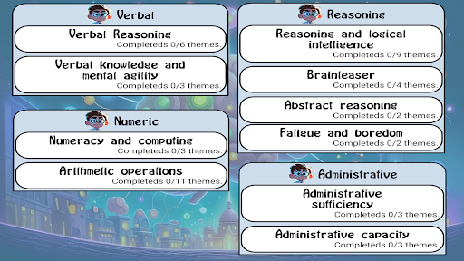 Learn with Psychotechnicians Screen 2
