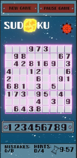 Screenshot of Scarab Sudoku