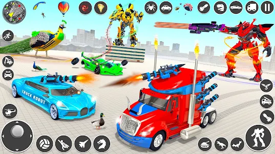 game robot game mobil truk