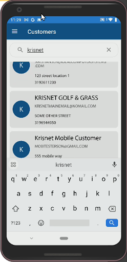 Android application TargetPOS screenshort