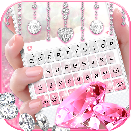 Glittering Pink Diamond Keyboa logo