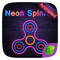 Neon Spinner GO Keyboard Theme