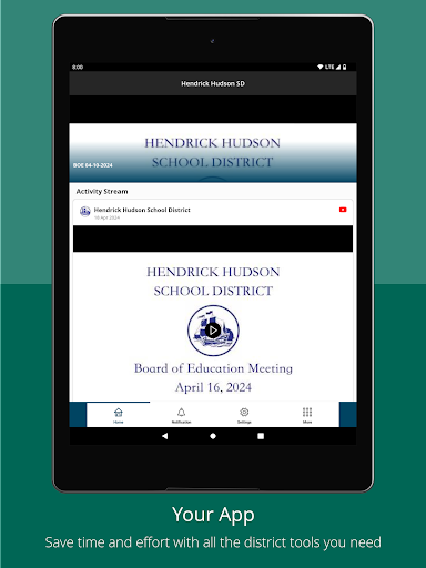 Hendrick Hudson SD Screen 2