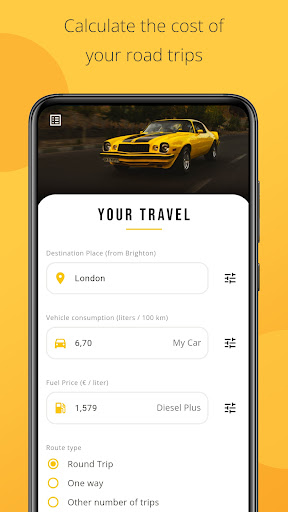 Consumii: Fuel cost calculator Screenshot 1 - AppWisp.com