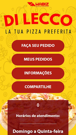 Android application Dilecco Pizza screenshort