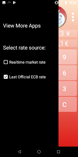 Euro to Yen Converter Screen 2