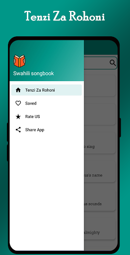 Tenzi Za Rohoni - Songbook Screen 2