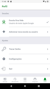 Screenshot 5 Escola Viva Vida App android