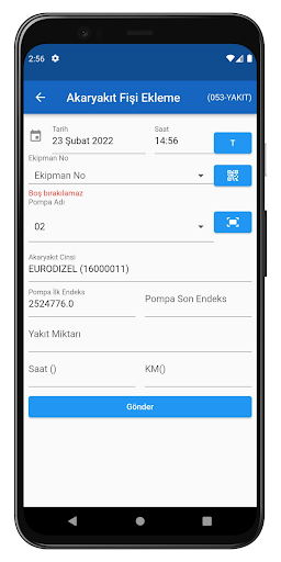 Limak ERP Mobil Screen 2