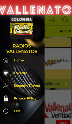 Vallenatos Romanticos Radio Screen 3