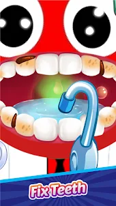 Rainbow Dentist: Teeth Games