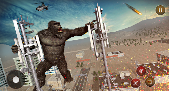 Trò chơi gorilla tấn công kong