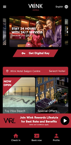 Android application Wink Hotels screenshort