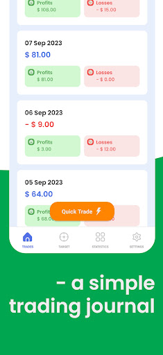 PNL - Simple Trading Journal Screen 2