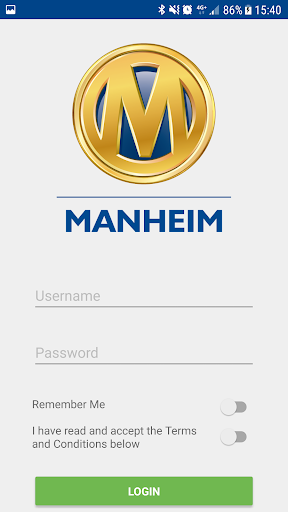 Android application e-Manheim screenshort