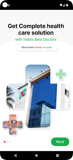 Kailash Hospital Screen 2
