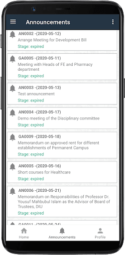 DIU SmartEdu Employee Screen 3