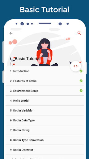 Learn Kotlin Programming - PRO Screen 3