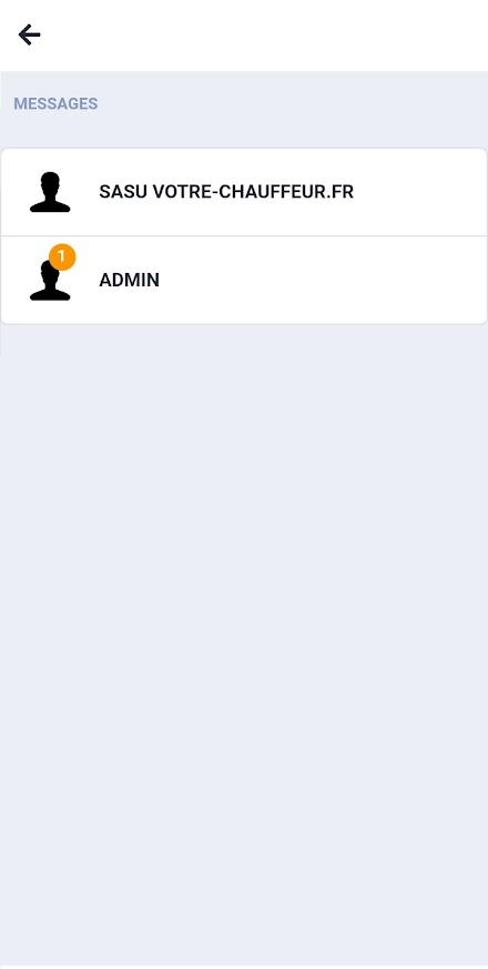 Chauffeur Privé Driver Screen 3