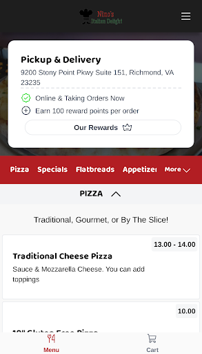 Ninos Italian Delight Subs Screen 2