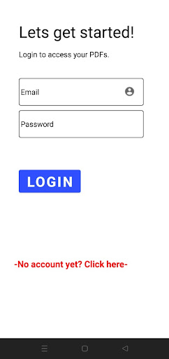 Android application ISM E-Hall screenshort