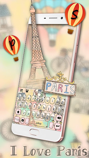 Romantic Paris Holiday Keyboar Screen 2