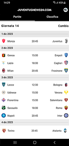 JuventusNews24 Screen 3