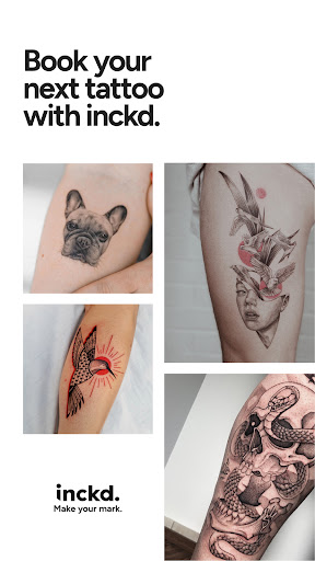 Android application inckd. tattoo screenshort