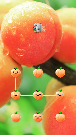 Android application AppLock Theme Peach screenshort