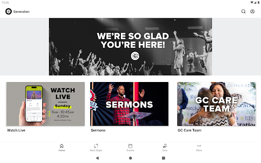 Screenshot of Generation Church - AZ