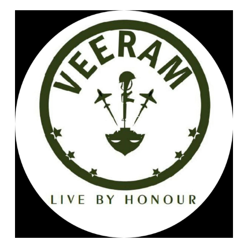VEERAM Defence Learning App logo