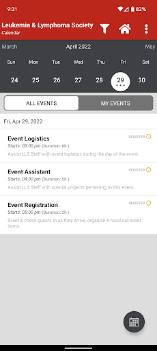 Volunteer LLS Screen 3