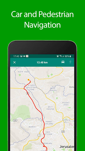 Jerusalem Offline Map and Trav Screen 2