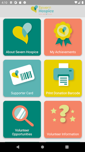 Android application Severn Hospice screenshort