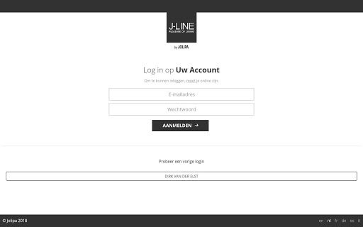 Android application J-Line Sales APP screenshort