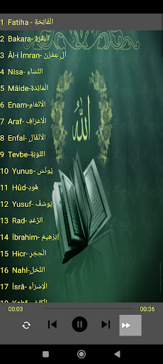 Android application Al-Sudais Holy Quran offline screenshort