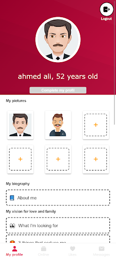 Android application Chatfy - dating app screenshort