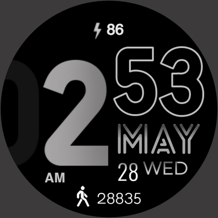 Digital Basic 4 Wear OS 5+ screenshot 37
