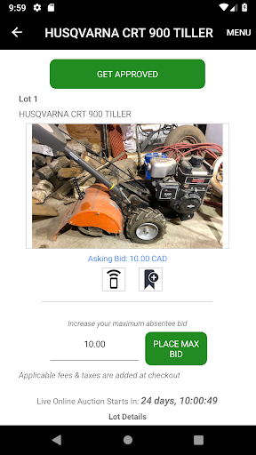 Kidd Family Auctions Screen 3