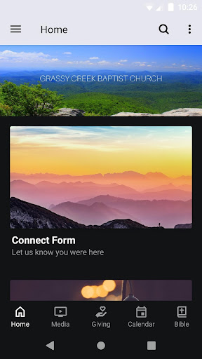 Android application Grassy Creek Baptist Church screenshort