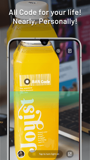 Android application AiScan: All QR Code, Scanner & screenshort