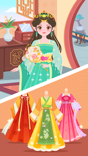 Screenshot of DuDu Princess dress up game