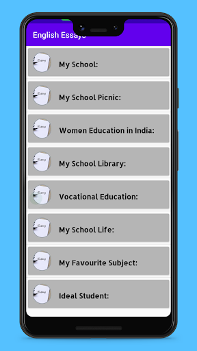 English Essay Screen 2