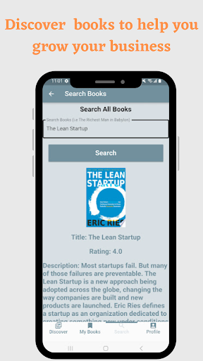 Android application Entrepreneurship Books screenshort