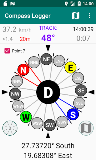 Compass Logger Screen 3