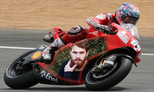 Sport Bike Photo Frame Screen 2