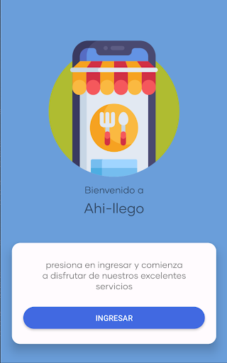 Android application Ahí-Llego screenshort