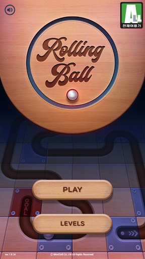 Android application Rolling Ball screenshort